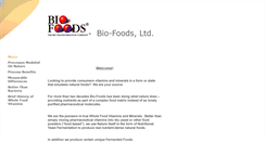 Desktop Screenshot of biofoodsltd.com
